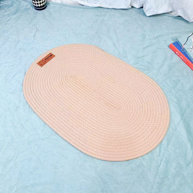 Pad Scratching Board Non-Shedding Durable Scratch-Resistant Cat Claw Grinding Woven Cotton Rope Pet Sleeping Mat All_voghion.com