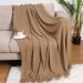 Nordic style knitted solid color straight leisure sofa decorative cover blanket_voghion.com