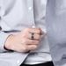 Anello in acciaio al titanio girevole retrò con nove caratteri, in acciaio inossidabile, per alleviare l'ansia, gioiello per la mano_voghion.com