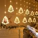LED Christmas Icicle String Lights - Remote-Controlled Star/Snowflake/Heart Designs, Warm White & Multicolor, USB-Powered_voghion.com