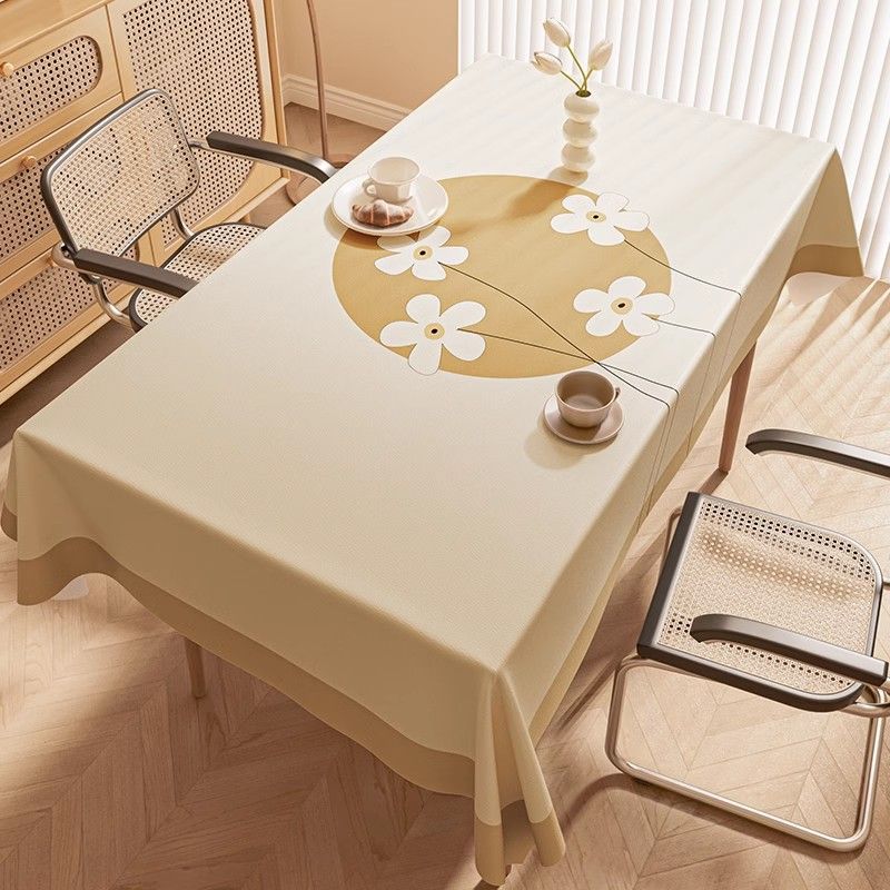 Morandi High Grade Lambskin Tablecloth New Tablecloth Oil Proof, Scalding Proof And Waterproof Living Room Dining Table Coffee Table Tablecloth_voghion.com