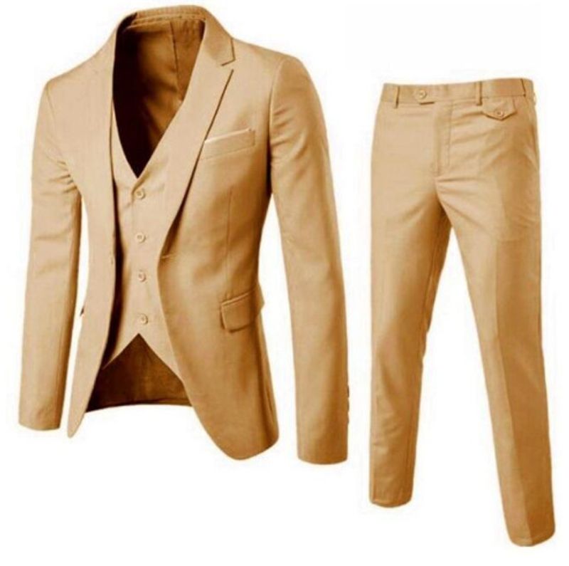 Abiti da uomo Abiti da sposo Abiti da sposa Slim Fit Abiti formali Business Casual Temperamento Professionale Abiti due pezzi Abiti da uomo_voghion.com