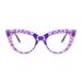 New Style Color Anti-Blue Light Cat Eye INS Fashion High-End Bare Face Glasses Frame BL908_voghion.com