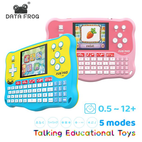 Hot selling multifunctional children's tablet, alphanumeric music, voice learning, early education , puzzle game_voghion.com