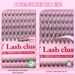 Beauty Essentials Diy Segmented Single Cluster Hair False Eyelashes 8-16mm Eyelashes With Glue Tweezers_voghion.com