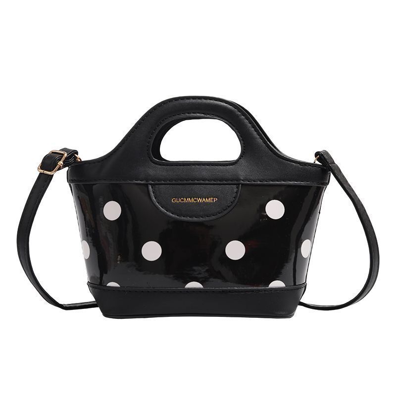 CHARHP&KEJNT2024 new high-end fashion polka dot crossbody bag handbag versatile vegetable basket_voghion.com