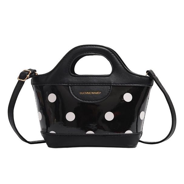 CHARHP&KEJNT2024 new high-end fashion polka dot crossbody bag handbag versatile vegetable basket_voghion.com