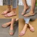 Toe Flat Open Retro Slip On Causal Slides Shoes For Women Outdoor Plus Size S Slippers Zapatos De Mujer Ddmysaturn_voghion.com