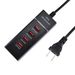 Music Festival 3A 15W 4USB Plug in Multi Port USB Smartphone Tablet Travel Charger_voghion.com