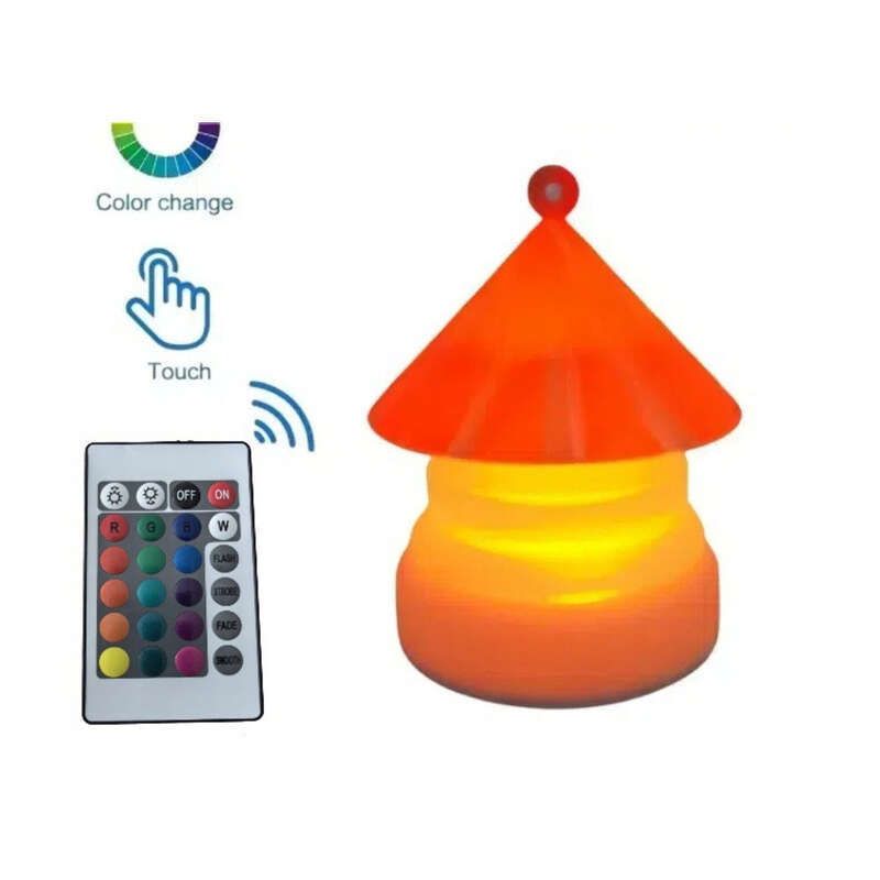 Luce da campeggio integrata in silicone, ricarica dedicata, tenda pieghevole portatile, luce notturna, prodotto per esterni_voghion.com