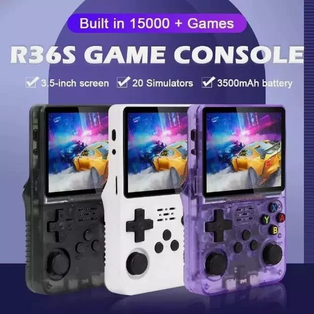 R36S Retro-Handheld-Konsole – 3,5 Zoll IPS, Linux, R36S Pro – über 15.000 Spiele – Lagerbestand in Großbritannien_voghion.com