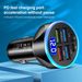 285W PD QC3.0 Fast 6 In1 Cigarette Lighter Plug Car Charger Flash Charge With Digital Display_voghion.com