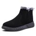 Snow Boots Men's 2025 Winter Velvet Thickened Thermal Cotton Shoes Korean Version Zipper Boots Men's Shoes_voghion.com