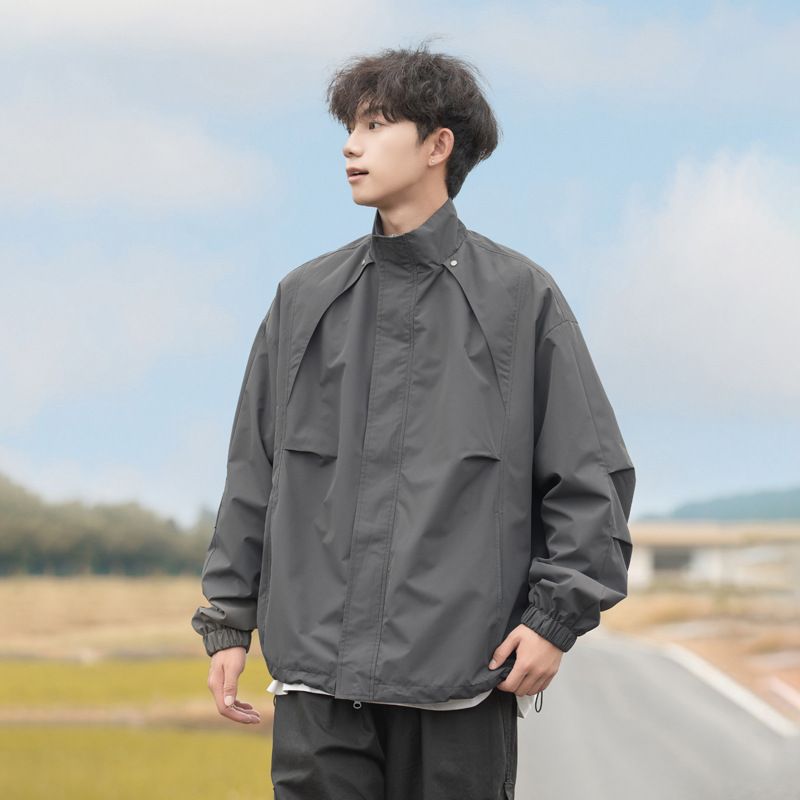 Wasserdichte, schnelltrocknende Outdoor-Jacke, lockere Freizeitjacke, Herbst-Bergsteiger-Arbeitsjacke, Herrenjacke_voghion.com