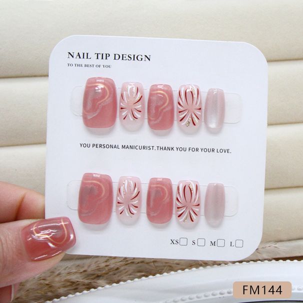 False Nails Hand Made Nail Polish With Gorgeous Sparkles And Fireworks Love Cat Eye Nail Art Stickers Detachable And Divided Into Codes_voghion.com