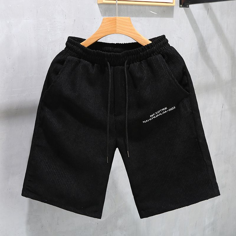 Zomerse strandbroek voor heren, casual hardloopsportshort voor heren, trend 5-punts broek met rechte pijpen voor heren_voghion.com