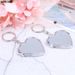Portable Two-side Folding Make Up Mirror Mini Makeup Compact Key Chain Pocket Mirror Women Cosmetic Mirrors Key Ring_voghion.com