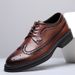 Euro Step 2025 Herbst Echte britische formelle Business-Spitze Leder Herren Brogue geschnitzte Freizeitschuhe für Männer_voghion.com