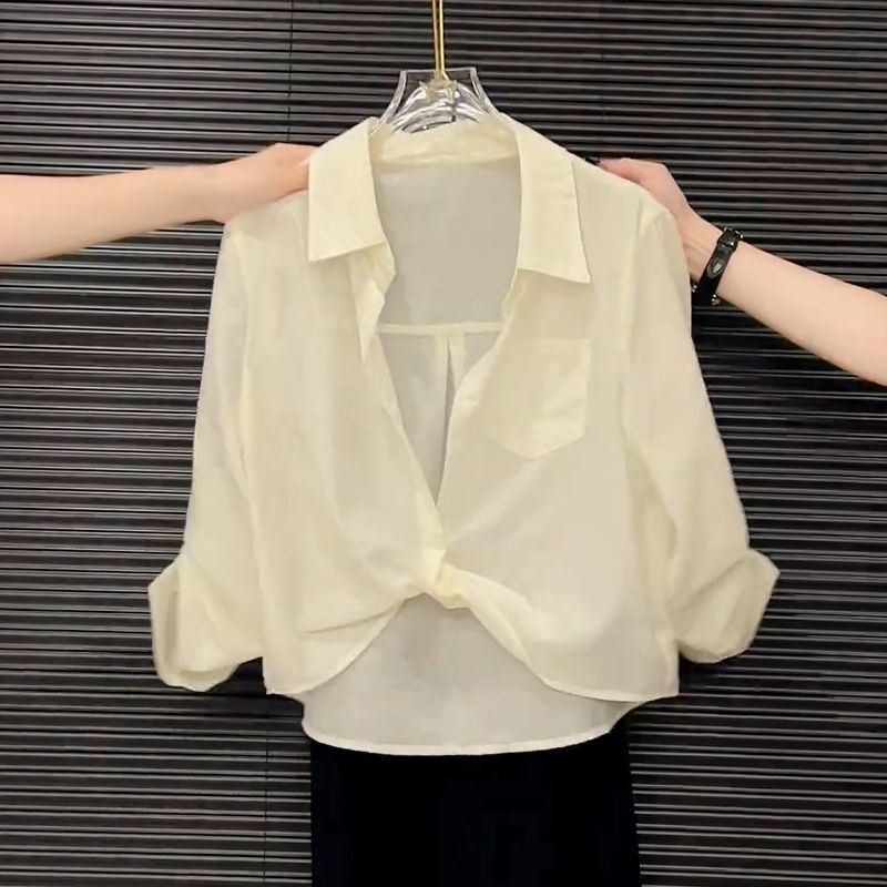 Abito estivo alla moda con camicia piccola_voghion.com