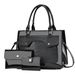 Damenhandtasche Damentasche Design Helle Ledertasche Tasche Damentasche Dreiteiliges Set Tasche_voghion.com