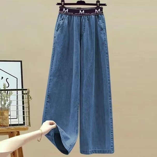 Mode Plus Size Damkläder Tjock Mm Sommar Fritidskostym Skarvad Tvådelad Skjorta Smal Matchande Byxor Tvådelad Kostym_voghion.com