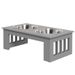 Hunde-Futterstation Rutschfest, 44x15cm, Grigio, 0,9L Pro Napf_voghion.com