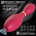 Wholesale Hot Sale 10 Frequency Multi Use Bowling Shape Massager USB Rechargeable Clitoral Sucking Vibrator For Women Sex Toys_voghion.com