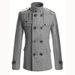 Men's Clothing Foreign Trade Autumn And Winter New Men's Wool Coat Men's Double Breasted Slim Stand Collar Medium Long Woolen Windbreaker_voghion.com