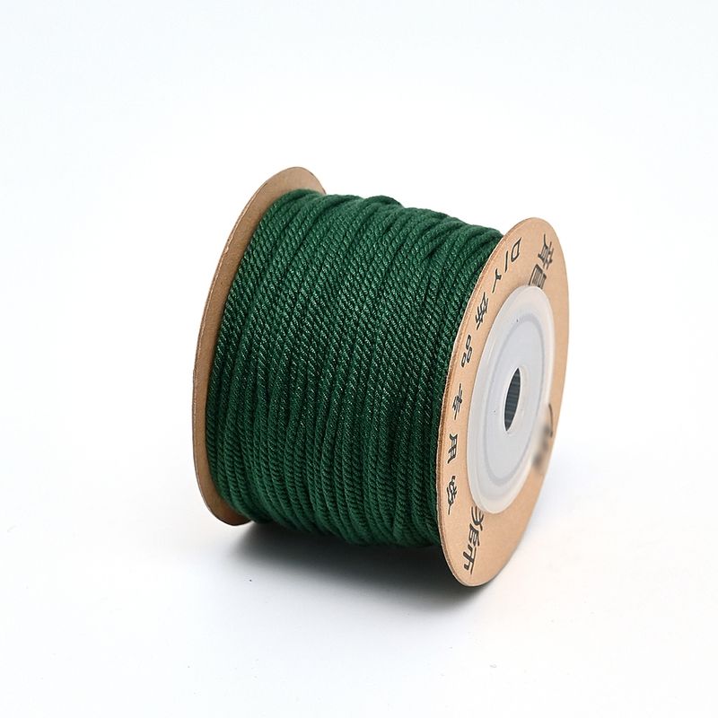 1 rulle/paket bomullspolyestertråd Diameter: 1,2 mm Smyckestillbehör_voghion.com