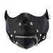 Maschera da uomo punk con cerniera in pelle per feste di carnevale, nuova_voghion.com