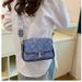 New Fabric Pattern High Quality Texture Small Bag For Women Versatile For Women Simple Commuter Underarm Bag Texture Single Shoulder Crossbody Bag_voghion.com