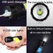 USB Rechargeable Mini Flashlight With Side COB Light Clip-On Light Zoomable Small Torch 3 Mode Camping Emergency Flashlights_voghion.com