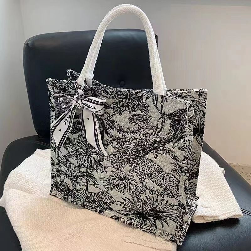 Nuova borsa a tracolla stampata da donna, alla moda e alla moda, grande capacità, per ragazze e pendolari_voghion.com