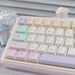 Original Semi-Sugar Key Dopamine Color Matching Sublimation Mo Mechanical Keyboard Cap 61 68 75 87 108_voghion.com