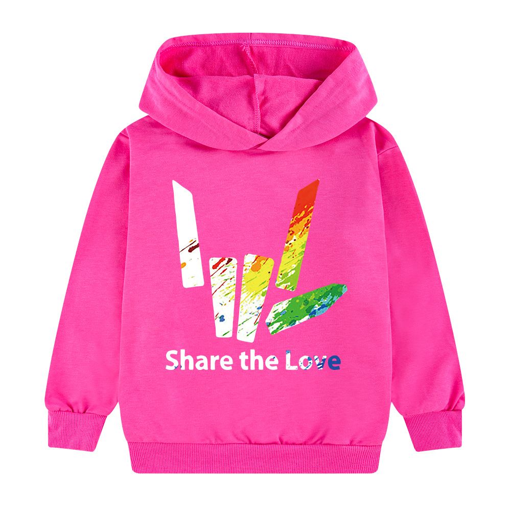 Gyerek kapucnis pulóver tavaszi és őszi rajzfilm mintával_voghion.com