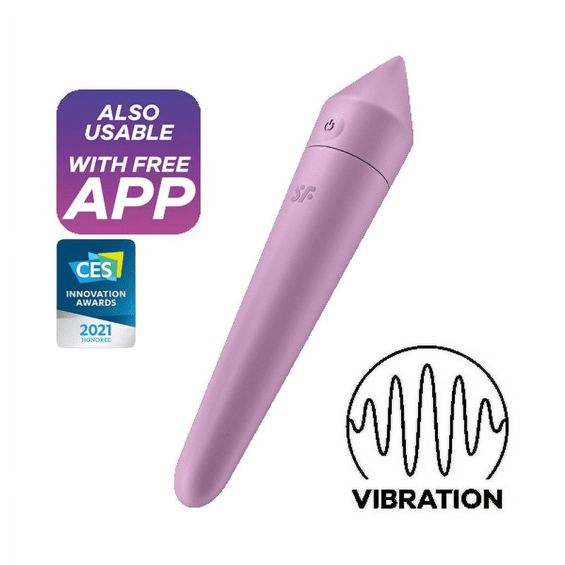Satisfyer Ultra Power Bullet 8 Mini Bullet Vibrator With App Control - Clitoral Stimulator, Personal Massager - Portable, Compatible With Satisfyer A_voghion.com
