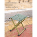 Tragbarer kleiner Mazha-Hocker, Präzisionsgefertigt, Militärtraining, Klappbar, Verdickte Rückenlehne, Trainingsstuhl für Outdoor-Aktivitäten, Angelstuhl_voghion.com