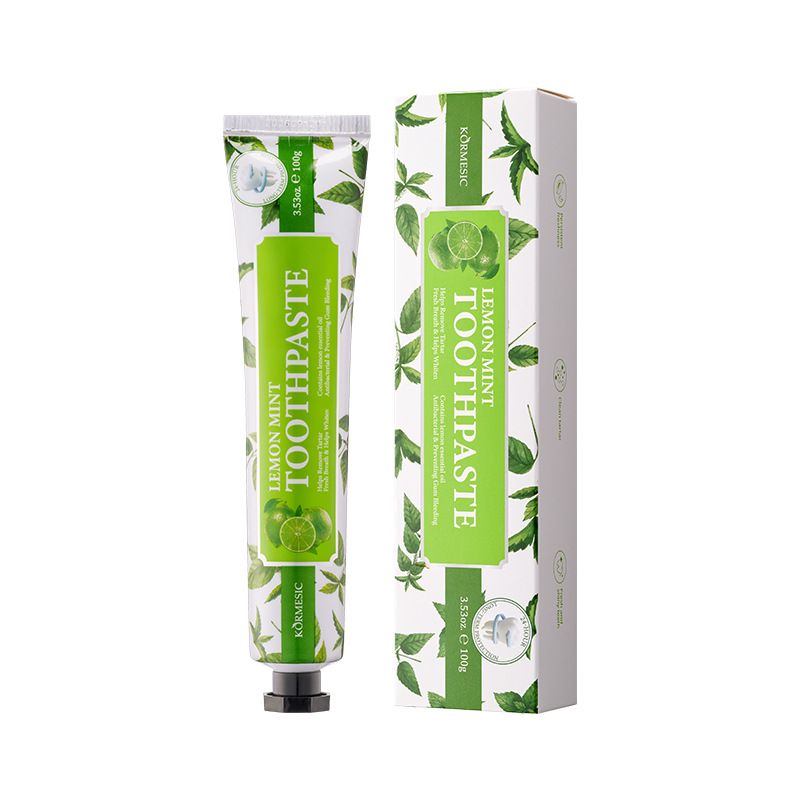 Dentifricio KORMESIC alla menta e limone 100 g Dentifricio detergente profondo_voghion.com