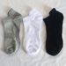 Bare Socks 3 Pair Packing Summer Thin Men's Socks Mesh Socks Sports Socks Breathable Sweat Absorbing Cotton Socks Solid Color Socks_voghion.com