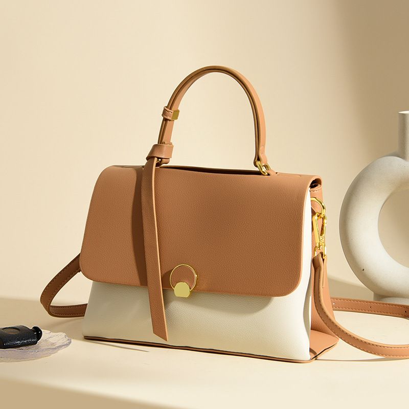 Bags 2024 new genuine leather handbags women light luxury women's bags high end messenger bags shoulder bags source factory_voghion.com