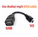 Test before send USB A Female to Mini USB B Male Cable Adapter 5P OTG V3 Port Data Cable For Car Audio Tablet For MP3 MP4_voghion.com