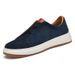 Anti-Samt-Leder Freizeitschuhe Herren Echtleder Deutsche Trainingsbrettschuhe Herren Retro Weiche Sohle Einpedal Faule Schuhe Tide_voghion.com