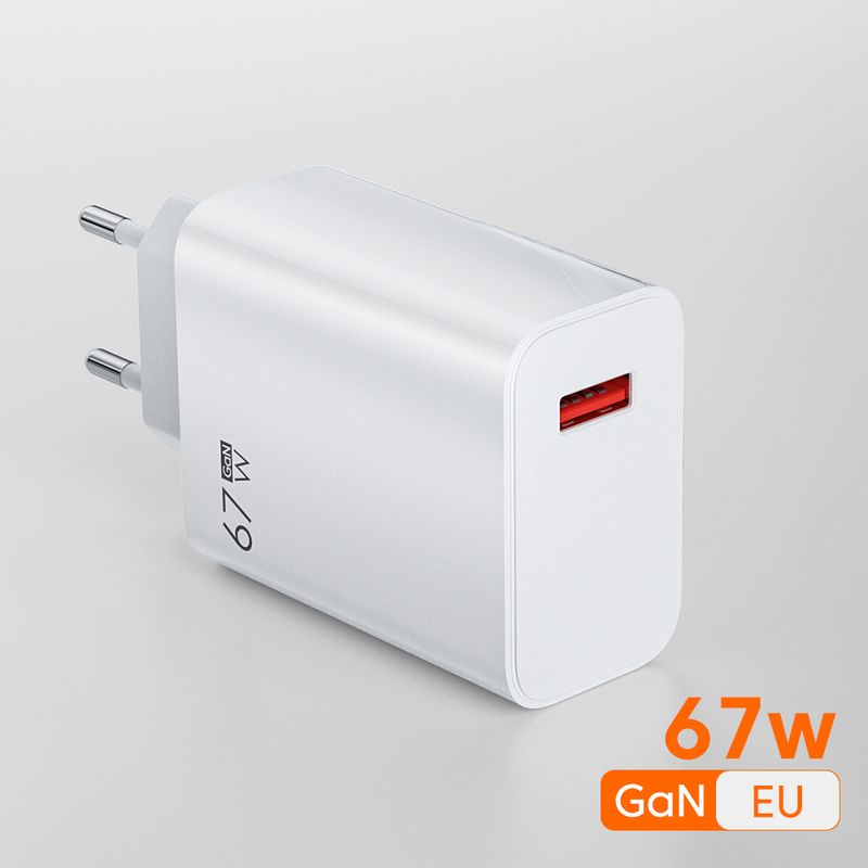 USB 67W oplader snel opladen 4.0 3.0 QC4.0 mobiele telefoon snel opladen muuradapter geschikt voor iPhone Samsun QC_voghion.com
