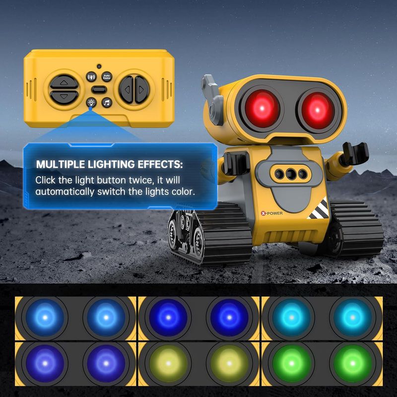 Smart Toys Children's Remote Control Robot Gesture Sensing Simulation Multifunctional Intelligent Pet Remote Control Robot Toy_voghion.com