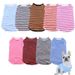 2025 Spring Summer Thin Pet Vest Striped Round Neck T-Shirt Small Medium Dogs Cooling Dog Clothes_voghion.com