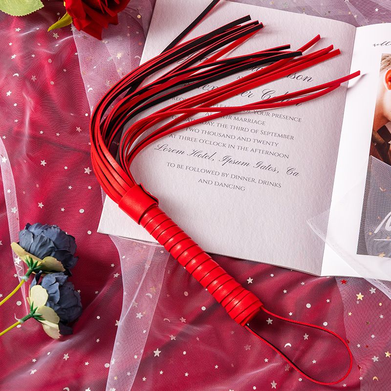 Bič u 3 boje, egzotični pribor, set bičeva za sputavanje, fetiš, pljeskanje, seksualne igre za odrasle, BDSM, vezivanje, igračke za odrasle_voghion.com