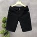 Men's Clothing Summer 50% And 90% Men's Style Casual All Match Denim Shorts Slim Stretch Mid Pants White Trendy_voghion.com
