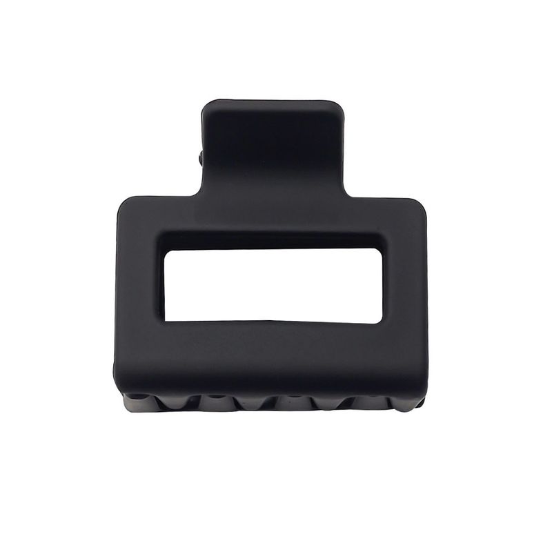 Autumn/Winter Brown INS Style Square Claw Clip - Lazy Premium Hair Accessory For High Ponytail - Minimalist Shark Clip_voghion.com