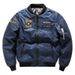 Herrenbekleidung Herren Freizeitjacke Herbst und Winter Doppelseitige Baumwollkleidung Pilot Trendy Brand Tooling Große Größe Verdickte Baseballuniform_voghion.com