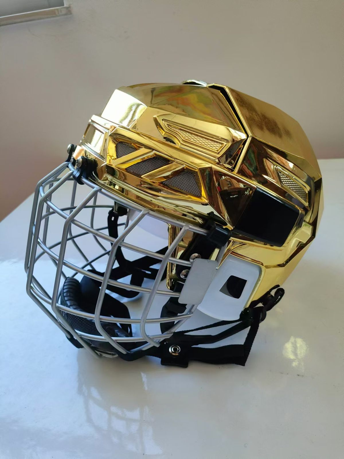 Sport și divertisment Cască de hochei pe gheață, echipament de rugby pentru patinaj cu role, șapcă anti-cădere, șapcă profesională de portar pentru hochei pe gheață, pentru adulți și copii_voghion.com